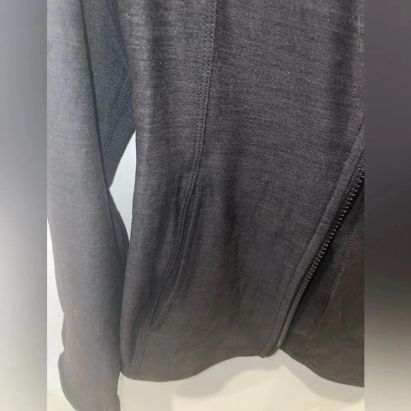 YOGALICIOUS LUX HEATHER FLARED BOTTOM JACKET SIZE L NWT - Picture 7 of 11